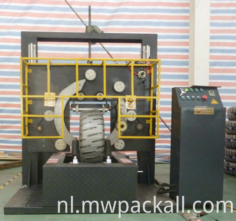 Draadstangspoelringpakmachine